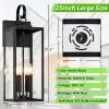 imageBesLowe 2Pack Outdoor Wall Light Fixtures Exterior Lighting Fixtures Wall Mount Waterproof Porch Lights Outdoor Wall Sconces Lanterns Modern Outside Lights for House Front Door Garage BronzeMatte Black
