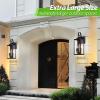 imageBesLowe 2Pack Outdoor Wall Light Fixtures Exterior Lighting Fixtures Wall Mount Waterproof Porch Lights Outdoor Wall Sconces Lanterns Modern Outside Lights for House Front Door Garage BronzeMatte Black
