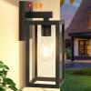 imageUpgraded Motion Sensor Outdoor Wall Light Large Size Dusk to Dawn Porch Light Outdoor Wall Sconce Lantern 3 Lighting Modes Exterior Lighting Fixture Wall Mount Outside Light for House Garage BlackBlack