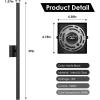 imageBesLowe 2Pack 39inch Long Outdoor Wall Lights Modern LED Exterior Lighting Fixtures Wall Mount Waterproof Porch Lights Outdoor Wall Sconces Black Outside Lights for House Front Door Garage39in
