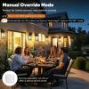 imageBesLowe 14 Upgraded Motion Sensor Outdoor Wall Lights Dusk to Dawn Porch Lights Outdoor Wall Sconces 3 Lighting Modes Exterior Lighting Fixtures with Hooks Black Outside Lights for House 2PackBlack