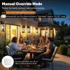 imageBesLowe 14 Upgraded Motion Sensor Outdoor Wall Lights Dusk to Dawn Porch Lights Outdoor Wall Sconces 3 Lighting Modes Exterior Lighting Fixtures with Hooks Black Outside Lights for House 2PackBrown