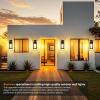 imageBesLowe 14 Upgraded Motion Sensor Outdoor Wall Lights Dusk to Dawn Porch Lights Outdoor Wall Sconces 3 Lighting Modes Exterior Lighting Fixtures with Hooks Black Outside Lights for House 2PackBrown