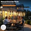 imageBesLowe 14 Upgraded Motion Sensor Outdoor Wall Lights Dusk to Dawn Porch Lights Outdoor Wall Sconces 3 Lighting Modes Exterior Lighting Fixtures with Hooks Black Outside Lights for House 2PackBlack