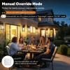 imageBesLowe 14 Upgraded Motion Sensor Outdoor Wall Lights Dusk to Dawn Porch Lights Outdoor Wall Sconces 3 Lighting Modes Exterior Lighting Fixtures with Hooks Black Outside Lights for House 2PackBrown