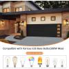 imageBesLowe 2Pack Outdoor Light Fixtures Wall Mount Waterproof Exterior Wall Lanterns Porch Lights Matte Black Outside Lights for House with Clear Glass Shades for Garage Front Door Bulb not IncludedOilRubbed Bronze
