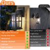 imageBesLowe 2Pack Outdoor Light Fixtures Wall Mount Waterproof Exterior Wall Lanterns Porch Lights Matte Black Outside Lights for House with Clear Glass Shades for Garage Front Door Bulb not IncludedBlack