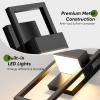 imageBesLowe 145 Modern Outdoor Wall Lights 3000K LED Exterior Lighting Fixtures Wall Mounted Porch Lights Outdoor Wall Sconce Lamps Black Outdoor Lights for House Front Door Garage Patio 2Pack