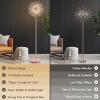 imageBesLowe 69 Crystal Floor Lamp for Living Room Modern Standing Lamp with 738PCS K9 Crystals Tall Lamp Pole Light for Bedroom Office Mid Century Floor Lighting with 9 LED Bulbs Rose GoldRose Gold