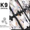 imageBesLowe Bathroom Vanity Light Modern Crystal Vanity Light Fixture 3Light Bathroom Lighting Fixture Over Mirror Crystal Sconce Wall Mounted Lighting Matte Black