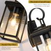 imageBesLowe 2Pack Outdoor Wall Light Fixtures 15quot Exterior Lighting Fixtures Wall Mount Waterproof Porch Lights Outdoor Wall Sconces Lanterns Modern Outside Lights for House Front Door Garage BlackBronze