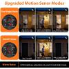 imageBesLowe 2Pack Dusk to Dawn Outdoor Wall Lights Modern Porch Lights Outdoor Sconces with Seeded Glass Matte Black Exterior Lighting Fixtures Wall Mount Outside Lights for House Front Door GarageBlack with Gold Trim