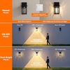 image:imageBesLowe Motion Sensor Outdoor Wall Light with GFCI Outlet Exterior Lighting Fixture Porch Wall Lantern 3 Lighting Modes Matte Black Wall Sconce Waterproof Outside Light for House Patio Garage 101 inBlack