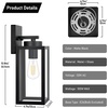 image:imageBesLowe Outdoor Wall Light Fixture with G25 LED Globe Bulbs 1200LM 2700K