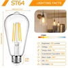 image:imageBesLowe Outdoor Wall Light Fixture with Vintage LED Edison Bulbs 800LM 2700K