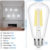 image:imageBesLowe Outdoor Wall Light Fixture with Vintage LED Edison Bulbs 800LM 4000K