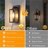 image:imageBesLowe Upgraded Dusk to Dawn Outdoor Wall Lights Exterior Lighting Fixtures Porch Wall Lanterns Modern Black Waterproof Wall Sconces Outside Lights for House Patio Front Door Garage 2PackBronze Dusk to Dawn