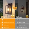 image:imageBesLowe Upgraded Dusk to Dawn Outdoor Wall Lights Exterior Lighting Fixtures Porch Wall Lanterns Modern Black Waterproof Wall Sconces Outside Lights for House Patio Front Door Garage 2PackOilRubbed BronzeDusk to Dawn