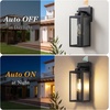 image:imageBesLowe Upgraded Dusk to Dawn Outdoor Wall Lights Exterior Lighting Fixtures Porch Wall Lanterns Modern Black Waterproof Wall Sconces Outside Lights for House Patio Front Door Garage 2PackBlackDusk to Dawn