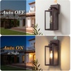 image:imageBesLowe Upgraded Dusk to Dawn Outdoor Wall Lights Exterior Lighting Fixtures Porch Wall Lanterns Modern Black Waterproof Wall Sconces Outside Lights for House Patio Front Door Garage 2PackOilRubbed BronzeDusk to Dawn