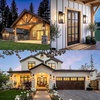 image:imageBesLowe Upgraded Dusk to Dawn Outdoor Wall Lights Exterior Lighting Fixtures Porch Wall Lanterns Modern Black Waterproof Wall Sconces Outside Lights for House Patio Front Door Garage 2PackBlackDusk to Dawn Sensor