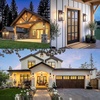 image:imageBesLowe Upgraded Dusk to Dawn Outdoor Wall Lights Exterior Lighting Fixtures Porch Wall Lanterns Modern Black Waterproof Wall Sconces Outside Lights for House Patio Front Door Garage 2PackOilRubbed BronzeDusk to Dawn
