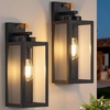 image:imageBesLowe Upgraded Dusk to Dawn Outdoor Wall Lights Exterior Lighting Fixtures Porch Wall Lanterns Modern Black Waterproof Wall Sconces Outside Lights for House Patio Front Door Garage 2PackBlackMotion Sensor