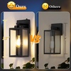 image:imageBesLowe Upgraded Dusk to Dawn Outdoor Wall Lights Exterior Lighting Fixtures Porch Wall Lanterns Modern Black Waterproof Wall Sconces Outside Lights for House Patio Front Door Garage 2PackBlackDusk to Dawn