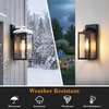 image:imageBesLowe Upgraded Dusk to Dawn Outdoor Wall Lights Exterior Lighting Fixtures Porch Wall Lanterns Modern Black Waterproof Wall Sconces Outside Lights for House Patio Front Door Garage 2PackBlackMotion Sensor