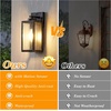 image:imageBesLowe Upgraded Dusk to Dawn Outdoor Wall Lights Exterior Lighting Fixtures Porch Wall Lanterns Modern Black Waterproof Wall Sconces Outside Lights for House Patio Front Door Garage 2PackBlackMotion Sensor
