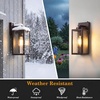 image:imageBesLowe Upgraded Dusk to Dawn Outdoor Wall Lights Exterior Lighting Fixtures Porch Wall Lanterns Modern Black Waterproof Wall Sconces Outside Lights for House Patio Front Door Garage 2PackOilRubbed BronzeDusk to Dawn