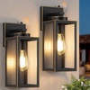 image:imageBesLowe Upgraded Dusk to Dawn Outdoor Wall Lights Exterior Lighting Fixtures Porch Wall Lanterns Modern Black Waterproof Wall Sconces Outside Lights for House Patio Front Door Garage 2PackBronze Dusk to Dawn