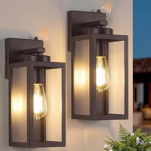 image:imageBesLowe Upgraded Dusk to Dawn Outdoor Wall Lights Exterior Lighting Fixtures Porch Wall Lanterns Modern Black Waterproof Wall Sconces Outside Lights for House Patio Front Door Garage 2PackOilRubbed BronzeDusk to Dawn