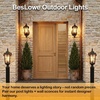 image:imageBesLowe 2Pack Motion Sensor Porch Lights and 1Pack Dusk to Dawn Post Light