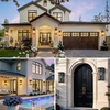 image:imageBesLowe Outdoor Wall Light Fixtures Exterior Waterproof Porch Wall Lanterns Matte Black Wall Sconces with Clear Glass Shade Modern Outside Lights for House Front Door Patio Garage 2PackBlack with Ripple Glass