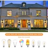 image:imageBesLowe Outdoor Wall Light Fixtures Exterior Waterproof Porch Wall Lanterns Matte Black Wall Sconces with Clear Glass Shade Modern Outside Lights for House Front Door Patio Garage 2PackBlack with Ripple Glass